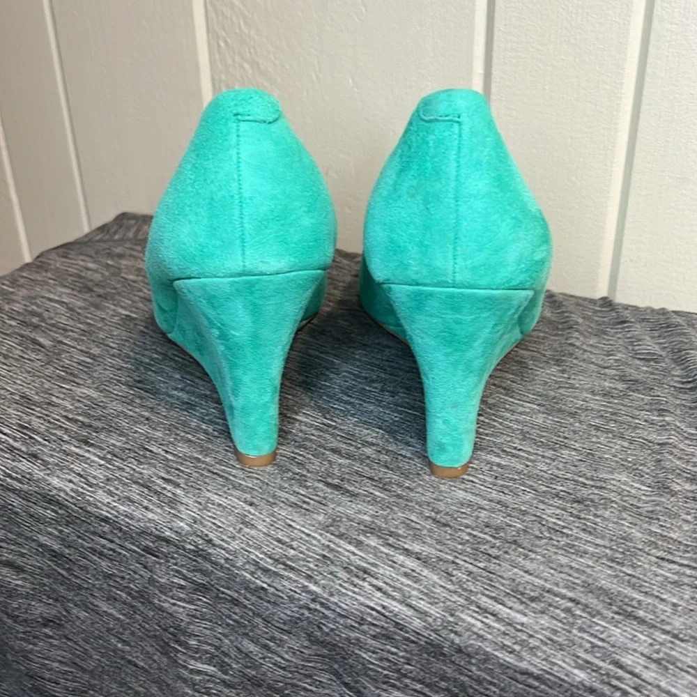 Ann Taylor Open Toe Wedge - Picture 5 of 9